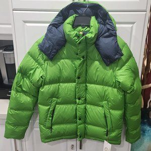 KANUK Neon Green Misto Puffer Winter Jacket